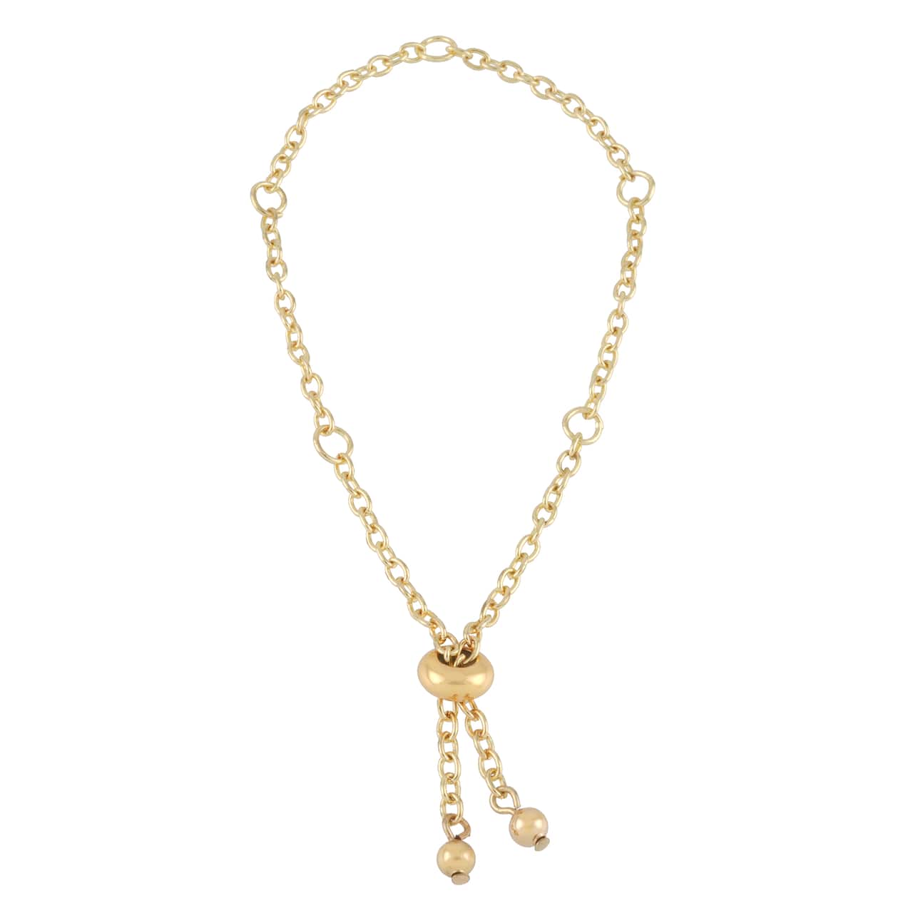 24 Pack: 9" Gold Slider Charm Bracelet by Bead Landing™